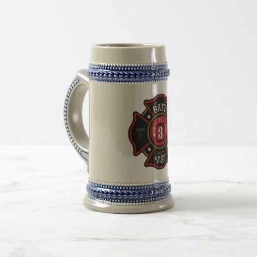 Beer stein bierpul (Voorkant links)