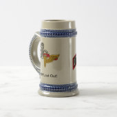 Beer Stein met de Rol van het Bedrijf Bierpul (Voorkant links)