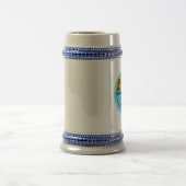 Beer Stein met groeiende jongen in de dorpen Bierpul (Center)