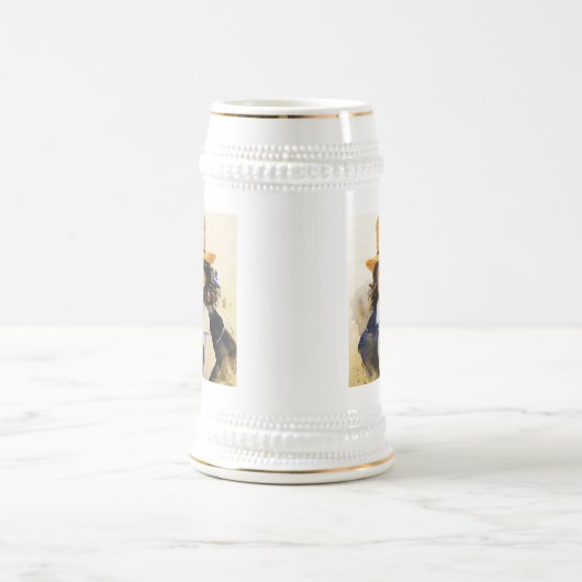 Beer Stein met het Man in het Pet Bierpul (Center)