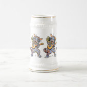 Beer Stein: Musical Cats van Louis Wain Bierpul (Center)