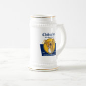 Beer Stein - One-Eyed Chihuahua Cerveza Bierpul (Voorkant rechts)
