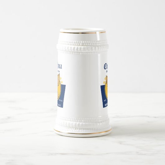 Beer Stein - One-Eyed Chihuahua Cerveza Bierpul (Center)