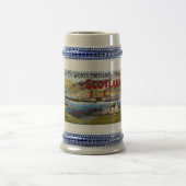 Beer Stein  Scotland Travel Poster 22oz Bierpul (Center)