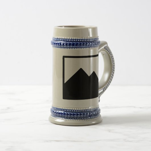 Beer Stein-Sjabloon Bierpul (Voorkant rechts)