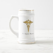 Beer Stein voor een dokter Bierpul (Links)