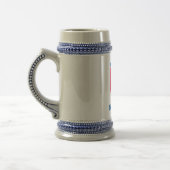 Beer Stein w/Finse Crest Bierpul (Links)