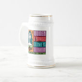 Beer Stein - WWCC van Santa Barbara County Bierpul (Voorkant links)