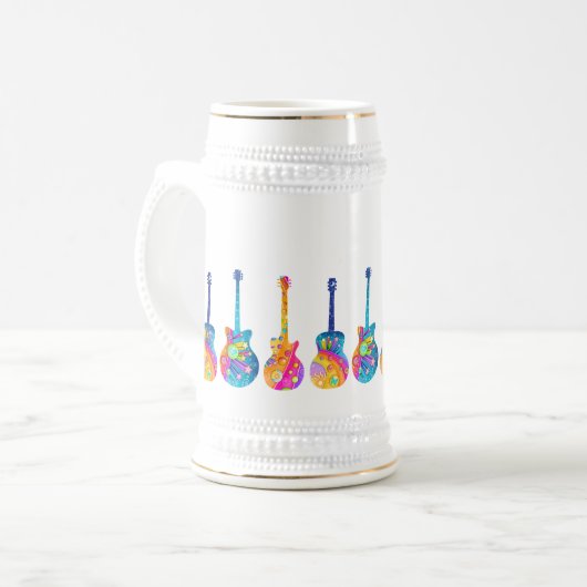 BEER STEINS - GUITARS BIERPUL (Voorkant links)