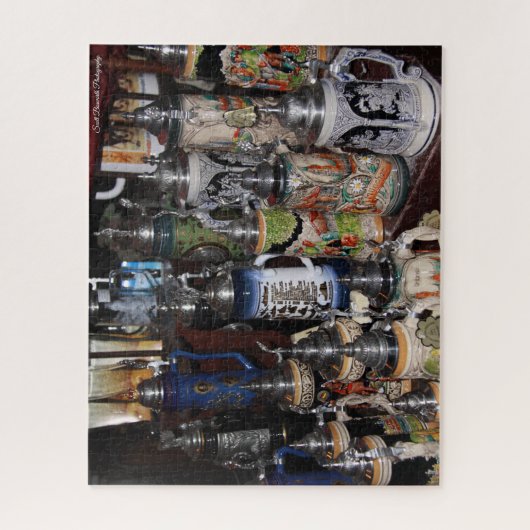 Beer Steins - Jigzaag Puzzle Legpuzzel (Verticaal)