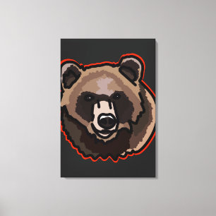 Beer Sterkte Canvas Afdruk