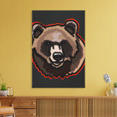 Beer Sterkte Canvas Afdruk (Insitu (Woonkamer))