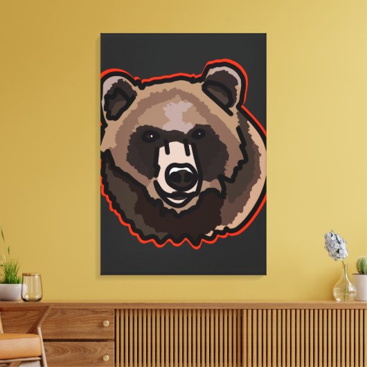 Beer Sterkte Canvas Afdruk (Insitu (Woonkamer))