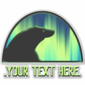 Beer Stickers Gepersonaliseerde  Beren Decalen (Voorkant)