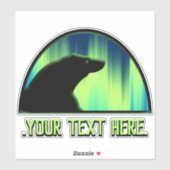 Beer Stickers Gepersonaliseerde  Beren Decalen (Vel)