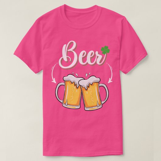 Beer Stomach Funny St T-shirt (Design voorkant)