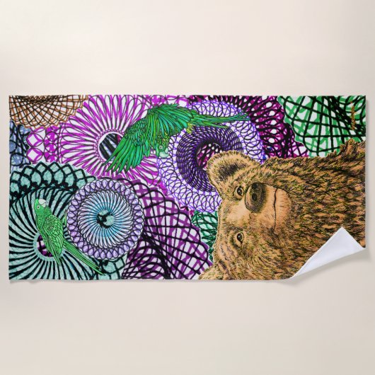 Beer Strandlaken (Voorkant)