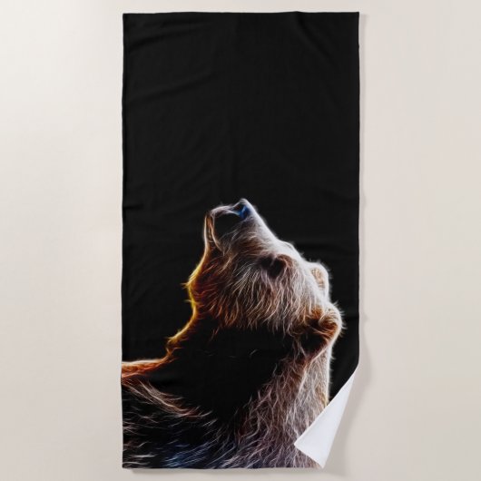 Beer Strandlaken (Voorkant)