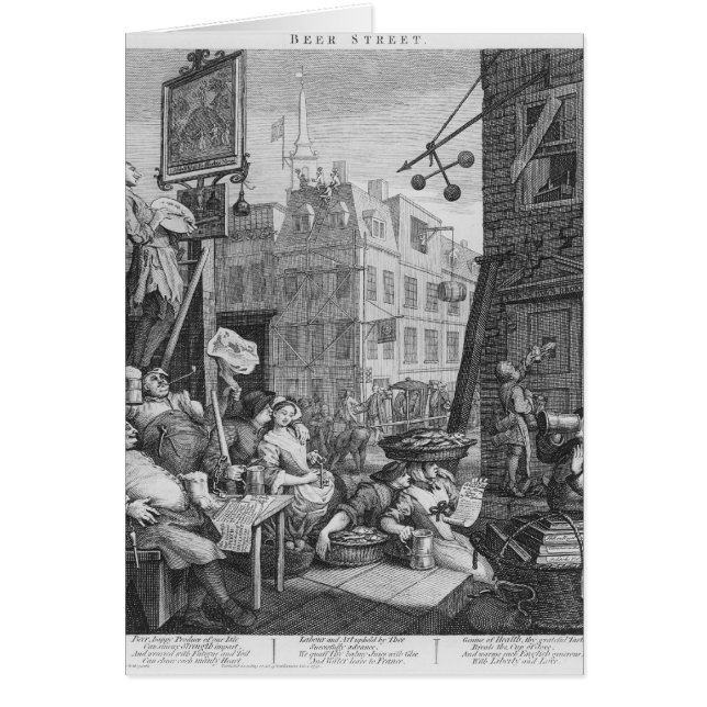 Beer Street, 1751 (Voorkant)