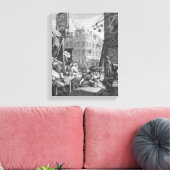 Beer Street, 1751 Canvas Afdruk (Insitu (Woonkamer))
