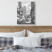 Beer Street, 1751 Canvas Afdruk (Insitu (Slaapkamer))