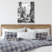 Beer Street, 1751 Canvas Afdruk (Insitu (Slaapkamer))
