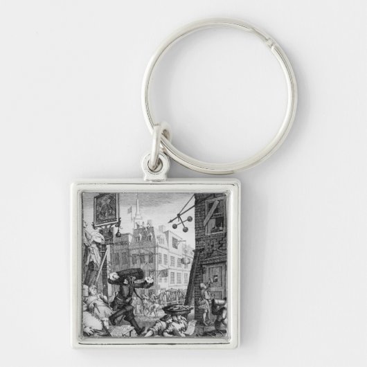 Beer Street, 1751 Sleutelhanger (Voorkant)