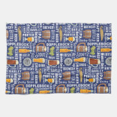 Beer Styles Blue Kitchen Towel Theedoek (Horizontaal)