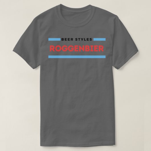 Beer Styles Roggenbier T T-shirt (Design voorkant)