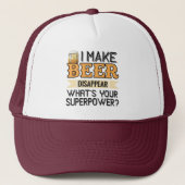 Beer Superpower Trucker Pet (Voorkant)
