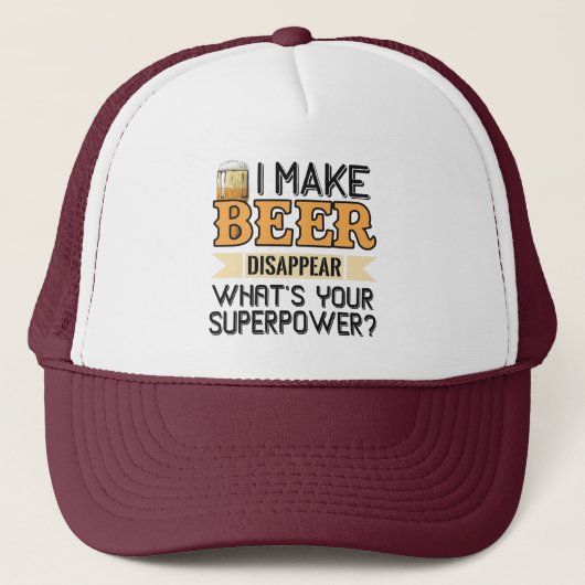 Beer Superpower Trucker Pet (Voorkant)