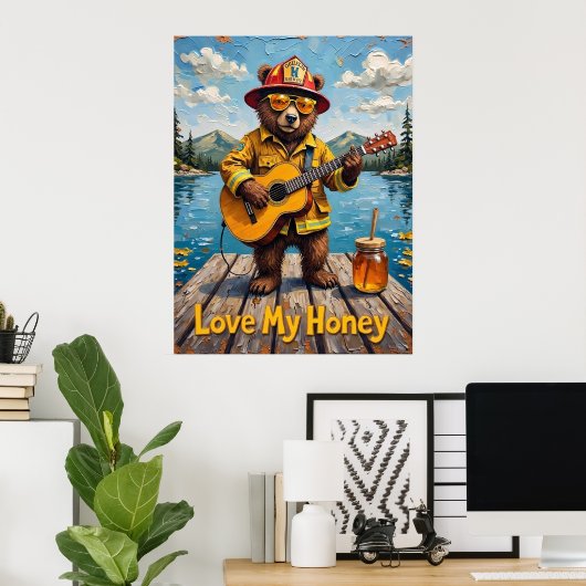 Beer Sweet Serenade Poster (Thuiskantoor)