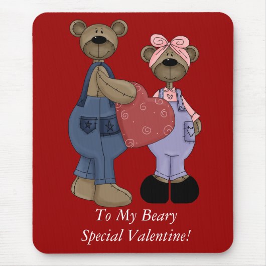 Beer Sweethearts  Mousepad Muismat (Voorkant)