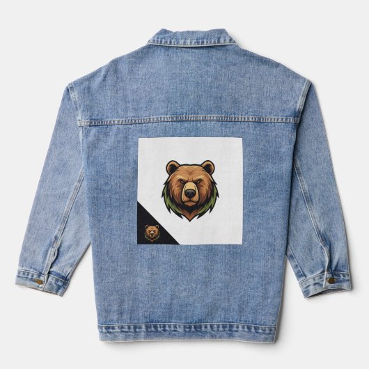 beer T-shirt logo Denim Jacket (Achterkant)