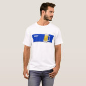 BEER T-shirt met tekst en bier mok grafisch (Voorkant volledig)