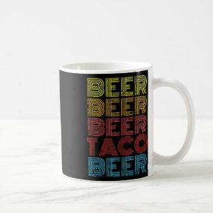 Beer Taco Food Gezegde Funny Mexican Cinco de Mayo Koffiemok
