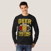 Beer Taster Beergetarioan  Enthusiast Crafter Pub T-shirt (Voorkant volledig)