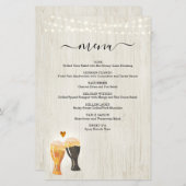 Beer Tasting Menu (Voorkant / Achterkant)