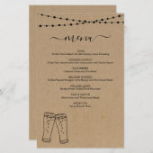 Beer Tasting Menu (Voorkant / Achterkant)