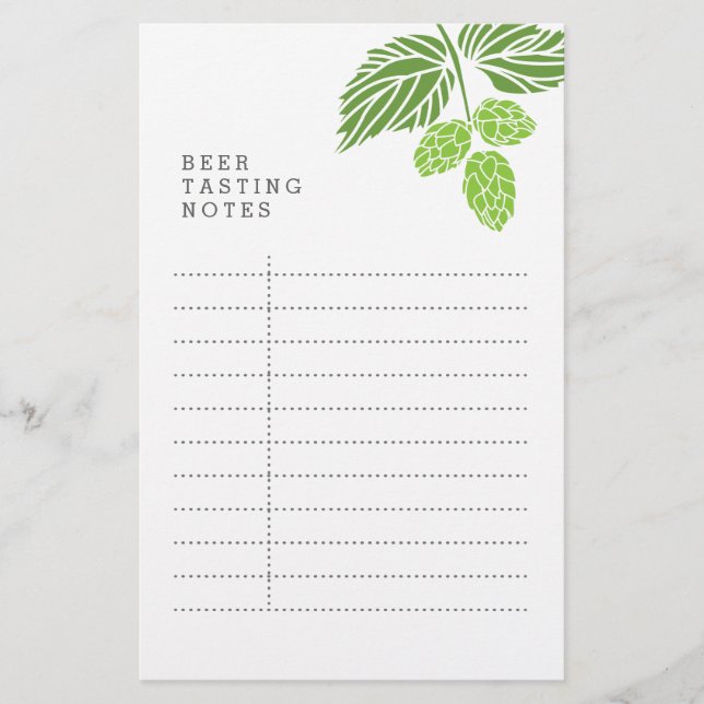 Beer Tasting Notes, party, hop (Voorkant)