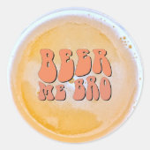Beer Tasting Party Ronde Sticker (Voorkant)