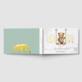 Beer Teddy Bearly Wait Gold Glitter Gastenboek (Volledig)