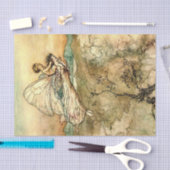 "Beer the Changeling" Fairy Art van Arthur Rackham Tissuepapier (Craft)