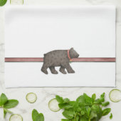 Beer Theedoek (Gevouwen)