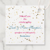 Beer thema Genderkwesties feestelijke Labels (Achterkant)