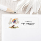 Beer thema genderneutraal Baby shower Etiket (Insitu)