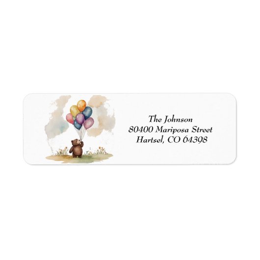 Beer thema genderneutraal Baby shower Etiket (Voorkant)