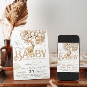 Beer thema genderneutraal Baby shower Kaart