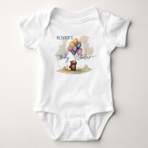Beer thema genderneutraal Baby shower Romper