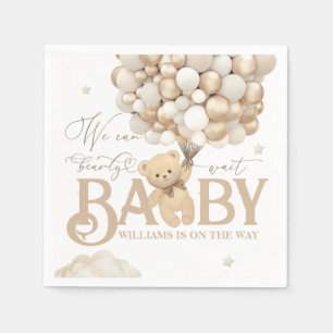 Beer thema genderneutraal Baby shower Servet